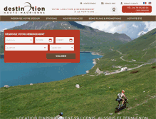 Tablet Screenshot of destination-haute-maurienne.com